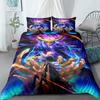 Cowardly Dog Duvet Cover Set EU Single Double King US Twin Full Queen Size  Bedclothes