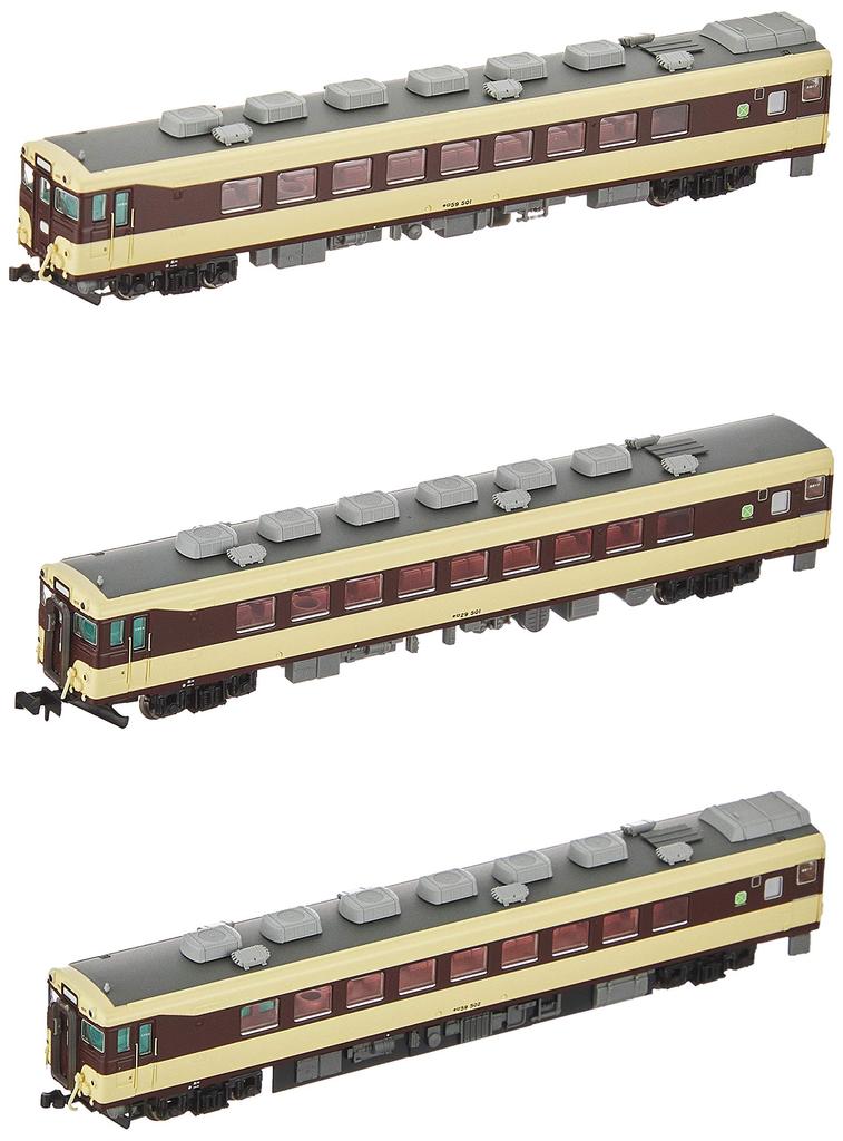 MicroAce N Gauge KiRo 29 Akita Original Diesel Car 59, Series, Ozashiki, Model, 3-Car Set, A9852,