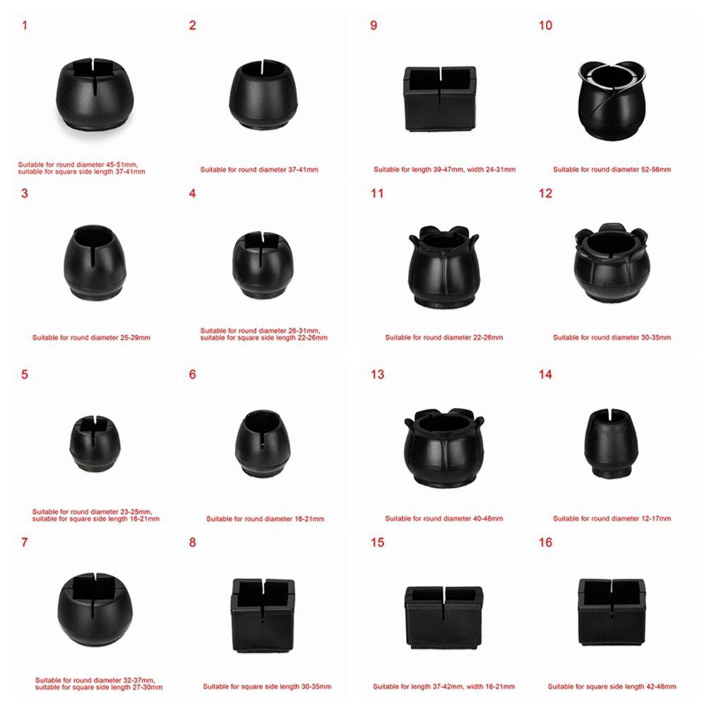 Protection Bumper Damper Furniture Feet Pads Bottom Cover Pads Chair Leg Caps Table Chair Leg Mat