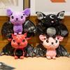 30cm/45cm Funny Dark Bat Plush Toy Soft Stuffed Cartoon Anime Bat Sofa Pillow For Kids Birthday