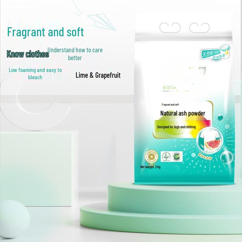 Super Natural Fragrant Lime & Grapefruit Laundry Soap, 3kg Large Bag