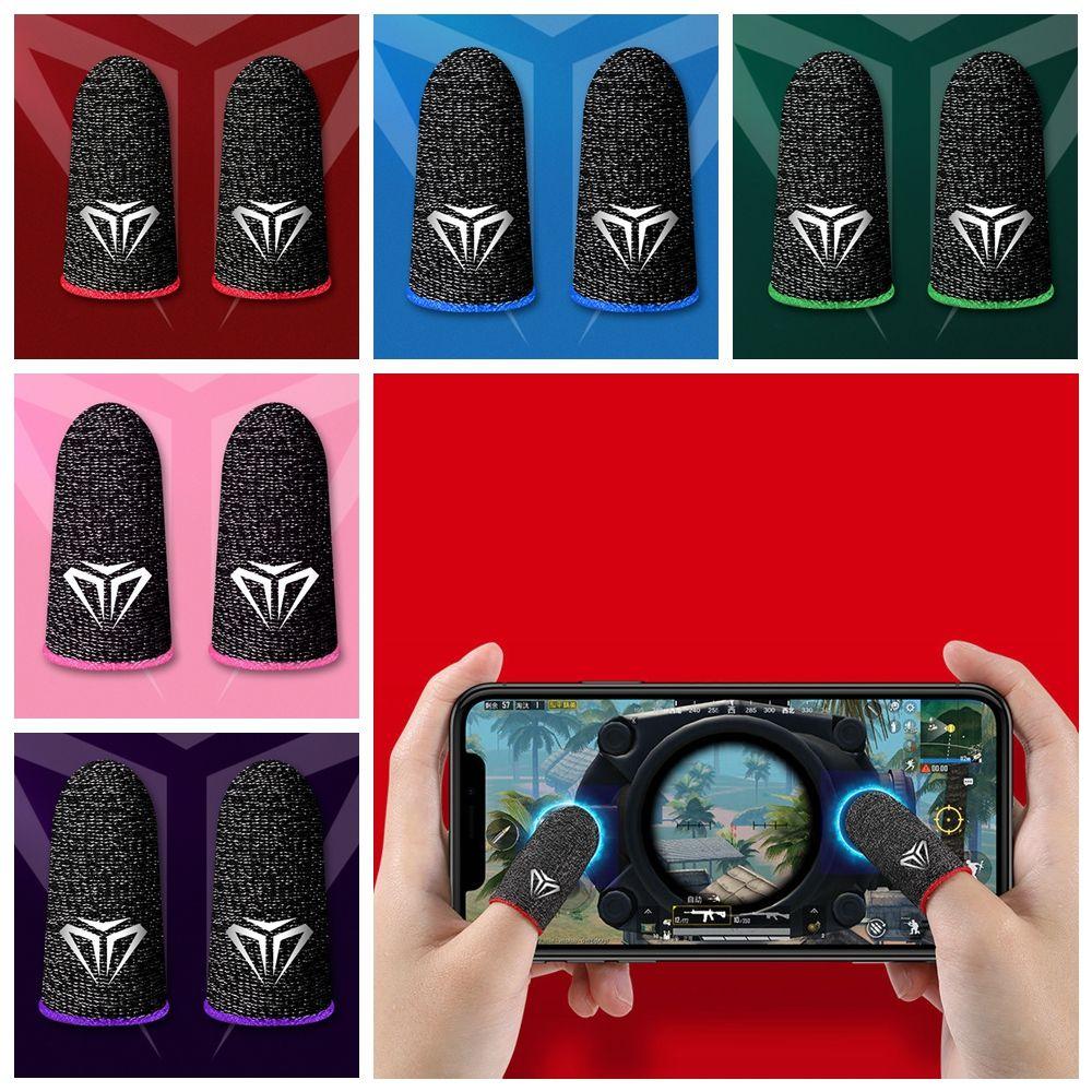 1 Pair Boy Gift Breathable Sweatproof Finger Cots Game Fingertip Gloves Touch Screen Anti-slip
