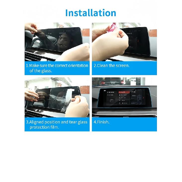 For ZEEKR 001 2024-2025 Car interior GPS navigation matte anti-glare protective film LCD screen tempered glass film accessories