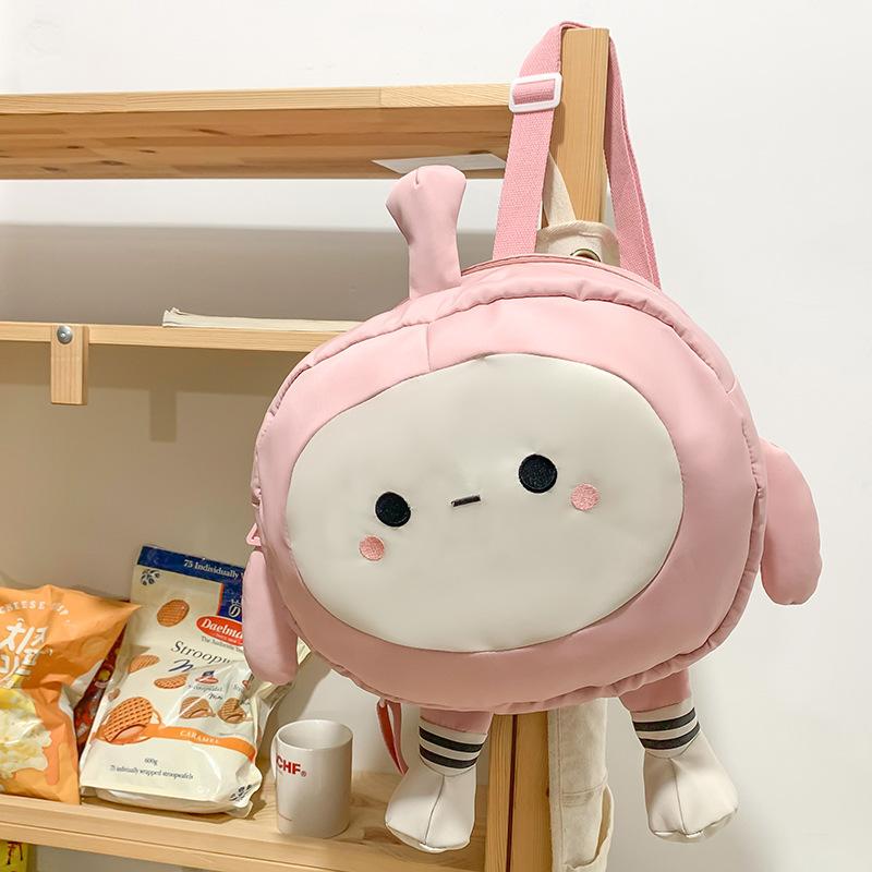 Kindergarten Schoolbag Cute Bag High Looking Girls Elementary School Students Contrasting Color Backpack Girls Backpack