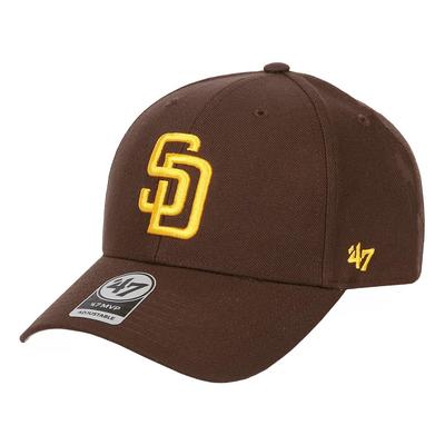 Кепка MVP MLB Forty Seven 47, Мужская и Женская, Название Бренда, Логотип MLB, Уличный Стиль, Унисекс, Сан-Диего Падрес, Коричневый [Параллельный Импорт]