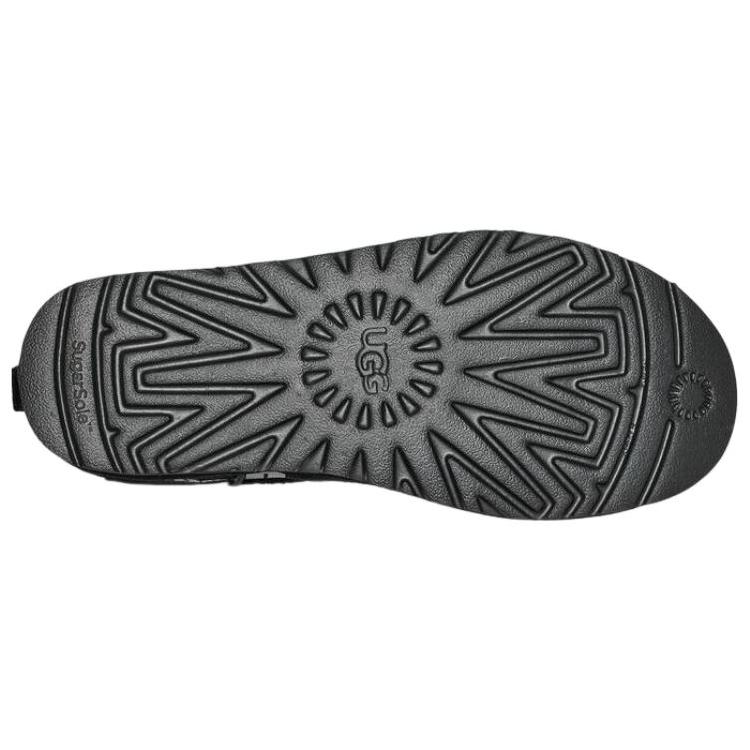 UGG Классический Мини Графический Принт 'Черный Серый' Женский 1130574-BLK