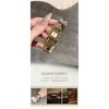 Women Mini Square Quartz Wristwatch Stainless Steel Band Slim Dress Daily Ladies Watch