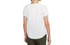 Nike T Shirts Women's White Crew Neck Moderate Straight Fit CU3330-100