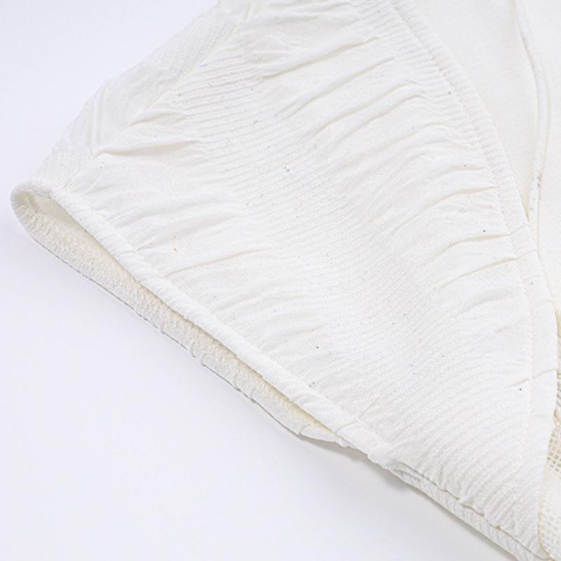 Летняя мода Франция Платье с низким вырезом Женщины с коротким рукавом Тонкие мини-платья с рюшами Женские вечерние повседневные элегантные облегающие платья на шнуровке для отпуска Женщина