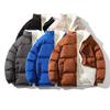 Women Winter Jacket Men Streetwear Fleece Parkas Coat Loose Jacket Warm Stand Collar Coats Puffer Clothes