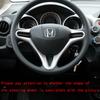 Подходит для Honda CIVIC 2006-2011, накладка на рулевое колесо с рисунком из углеродного волокна, красный салон CIVIC 2007 2008 2009 2010