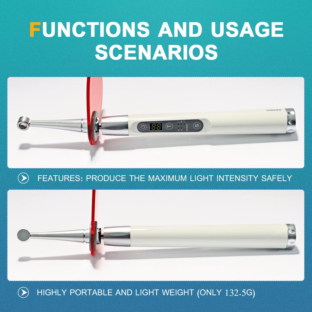 Dental Equipment AI-CL-S1 Cure Light 360 Degree Rotation Curing Lamp Wireless Cordless with 4 Super Light For Oral Treatment
