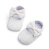 Baby First Walkers Woolen Knitting Cotton Flower Bow Princess Soft Bottom Baby Casual 0-3 M Old Newborn Indoor Shoes