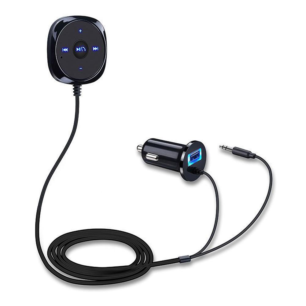 Автомобильный Bluetooth-совместимый Аудиоприемник Беспроводной Bluetooth-совместимый Музыкальный Приемник для Автомагнитолы с AUX IN Автоаксессуары