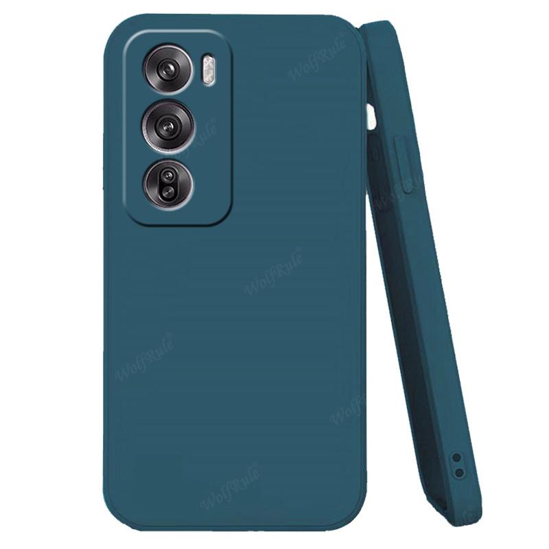 For OPPO Reno 12 5G Case Cover Reno 12 Capas New Liquid Silicone Bumper Shockproof TPU Soft Fundas OPPO Reno 12 Reno12 5G Global