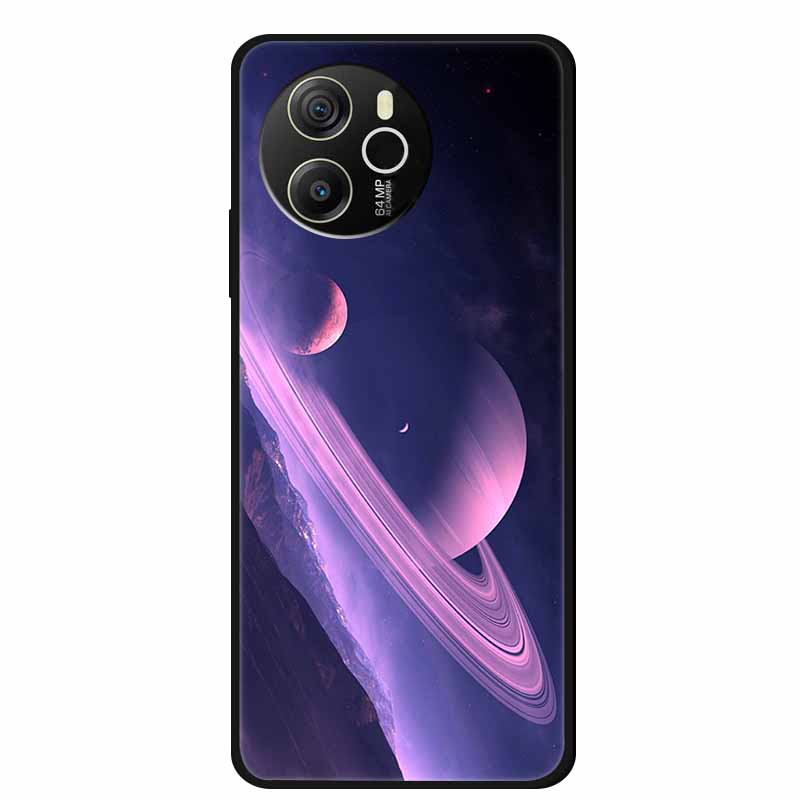 Чехол для телефона Blackview Shark 8 Задняя крышка 6.78" Черный силикон Мягкий чехол для Blackview Shark 8 Чехол Shark8 Ударопрочный