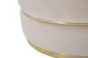Armchair Paris Space Beige Gold Cm Ø 84X72
