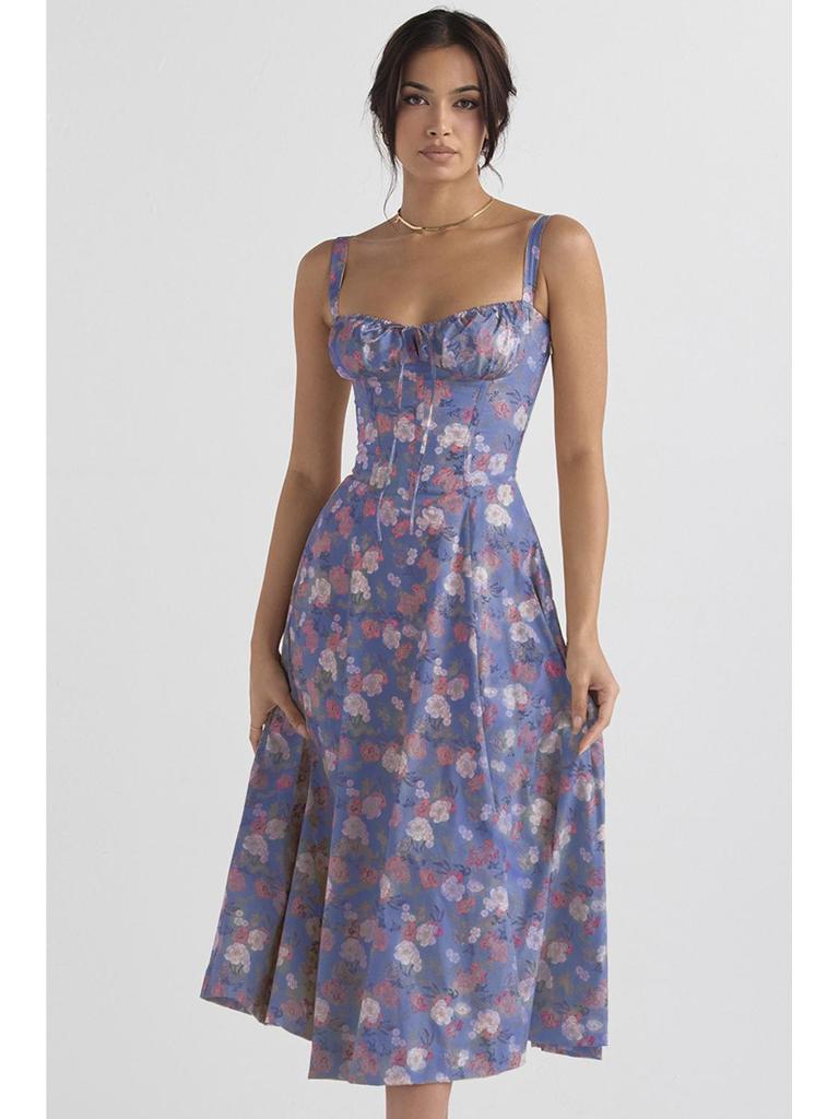 2026 Элегантное французское летнее платье-слинг высокого класса для женщин