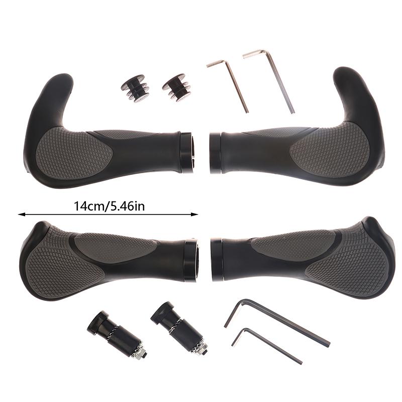 Велосипедная ручка Заглушка на руль из алюминиевого сплава Замок на руль для горной езды Велосипедная противоскользящая резиновая ручка для велосипеда