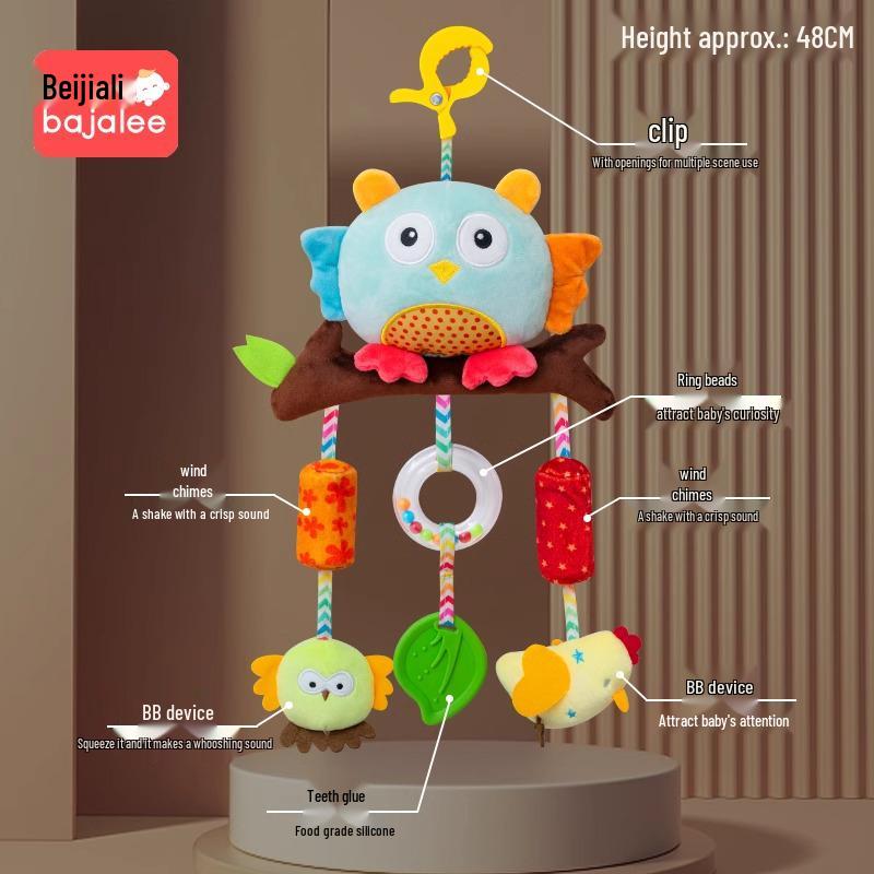 Подвесная погремушка-колокольчик для детской коляски и кроватки