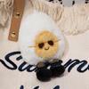 Fun Boiled Egg Plush Toy Cute Smile Egg Groom and Bride Creative Gift Bag Pendant