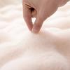 Round Bubble Fleece Fabric Simple Solid Color Fluffy Soft Comfortable Easy To Clean Furry Warm Cute Indoor Decorative Carpet