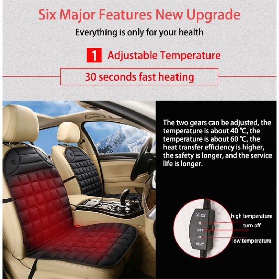 12 В автомобильные сиденья с подогревом, зимний подогреватель сидений, автомобильные чехлы с подогревом сидений, автомобильное сиденье с электроподогревом, автомобильный Стайлинг, зимняя подушка