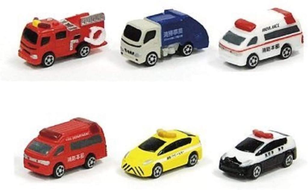 Рабочий Tomica Газированная ванна Зарядка Маленький Tomica Бонус Включен Аромат Персика [Набор 6]