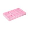 1PC, Flocking Jewelry Box Jewelry Tray, Color: Pink