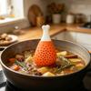 Силиконовый фильтр-пакетик для специй в форме куриной ножки Yousheng для супа и рагу, креативный силиконовый пакет для приправ, фильтр для суповых специй, забавная кухонная штучка