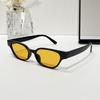New sunglasses oval candy color sunshade sunglasses women's small frame cat eye sunglasses sunglasses