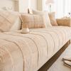 Plush Sofa Cushion Thickened Anti-slip Cushion Sofa Cover Cover New Simple Sofa Cover Towel In Winter.