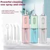 Water Flossers Oral Irrigator USB Rechargeable 220ml 3 Modes Portable Dental Water Tank for Teeth Waterproof Teeth Cleaner Floss