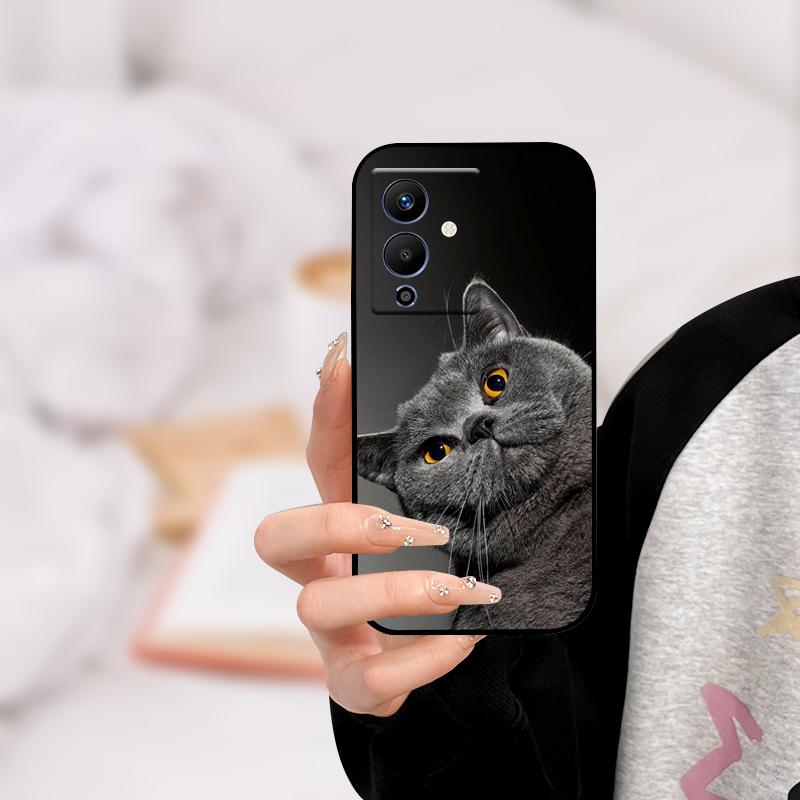 For infinix NOTE 12 PRO 5G Case X671B TPU Wolf Cat Silicone Bumper Cover for Infinix Note 12 Pro 5G Phone Case Note12 Pro 5G