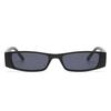 Protective Glasses 3pcs New Women Narrow Frame Square Frame Sun Glasses Simple Style UV400 Shades Black Lens Sunglasses