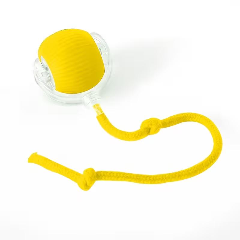 Интерактивная игрушка-мяч для кошек, Автоматический катящийся мяч с хвостом, Перезаряжаемая умная интерактивная игрушка для питомцев, Умный мяч для кошек