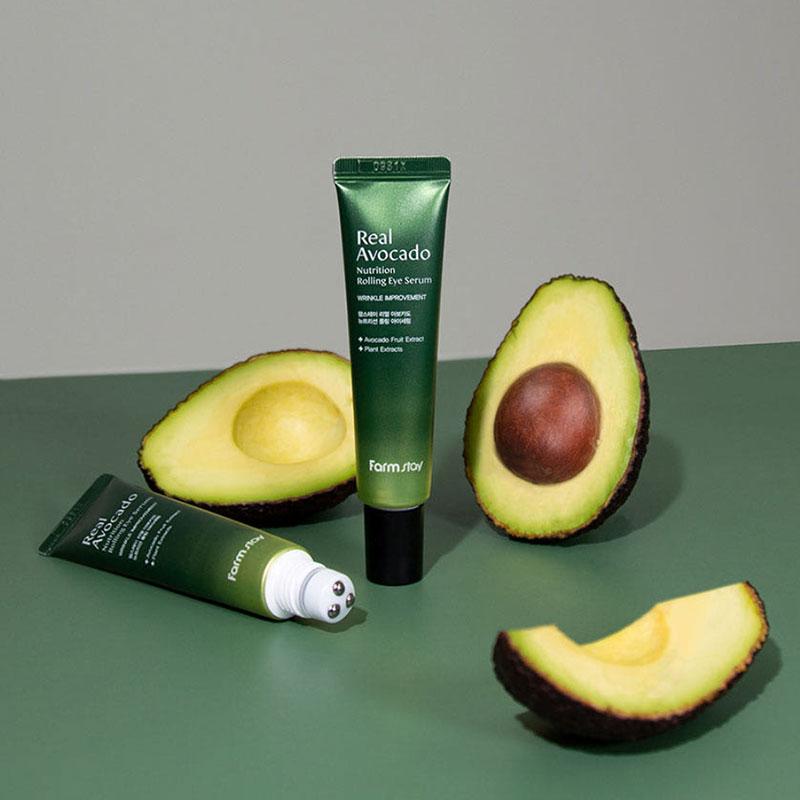 Farmstay Real Avocado Nutrition Сыворотка для век Rolling Eye 25 мл