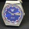ВИНТАЖНЫЕ МУЖСКИЕ ЧАСЫ SEIKO 5 AUTOMATIC 6319A ЯПОНИЯ С СИНИМ ЦИФЕРБЛАТОМ a701436-5