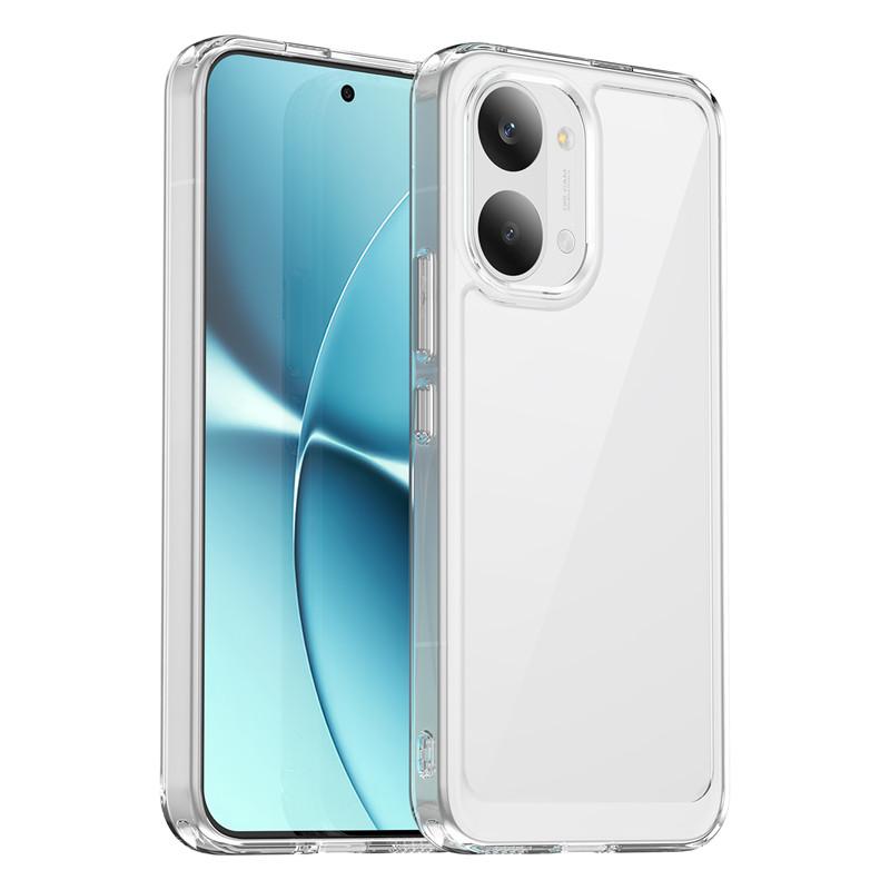 Чехол для Xiaomi Poco X8 Pro Max Прозрачный ПК + ТПУ Чехлы Xiaomi Poco X8 Pro Max Чехол Силиконовый Ударопрочный Чехол для Телефона Poco X8 Pro Max