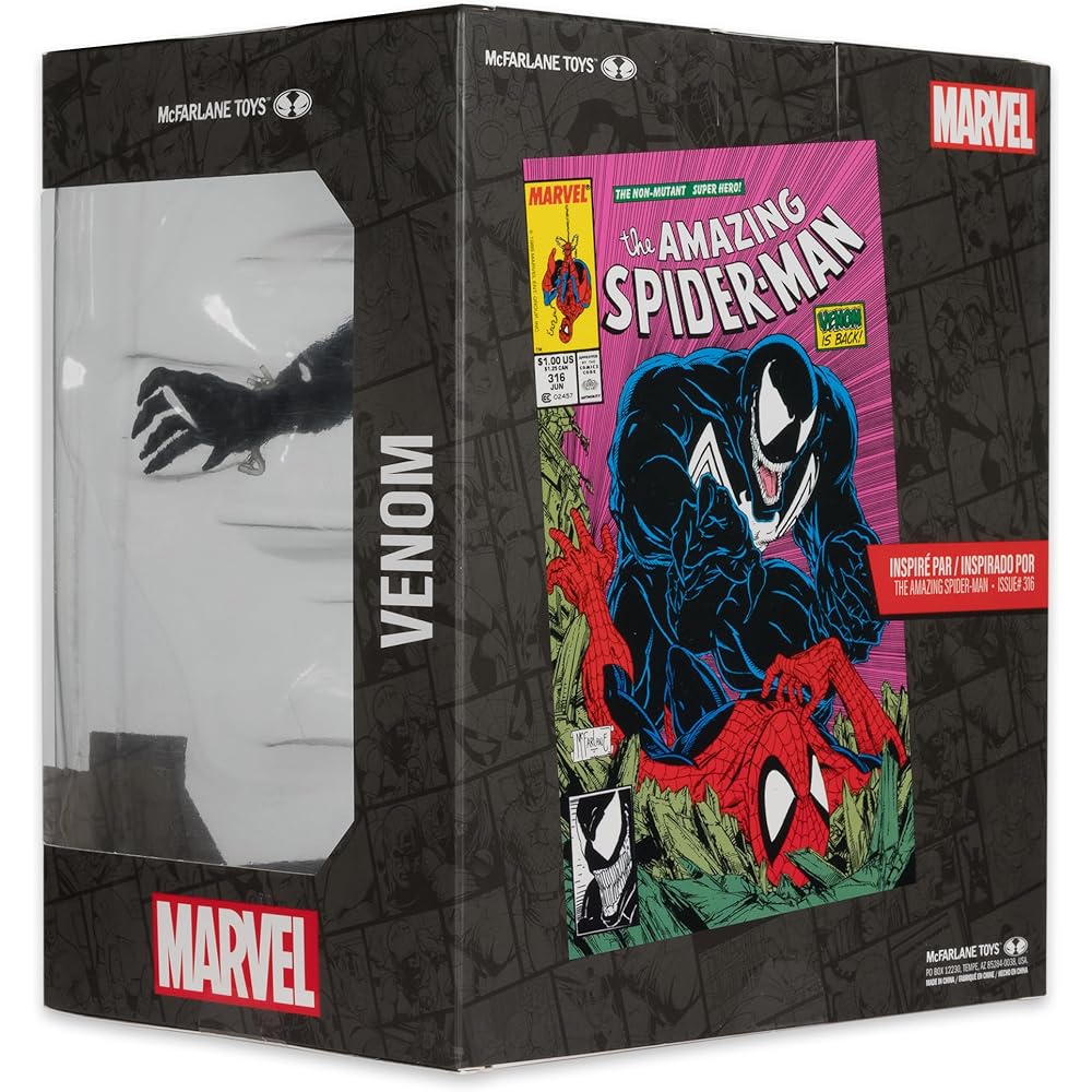 McFarlane Toys Marvel Venom 1:10 Scale Scene Collection Amazing Spider-Man #316 Action Figure
