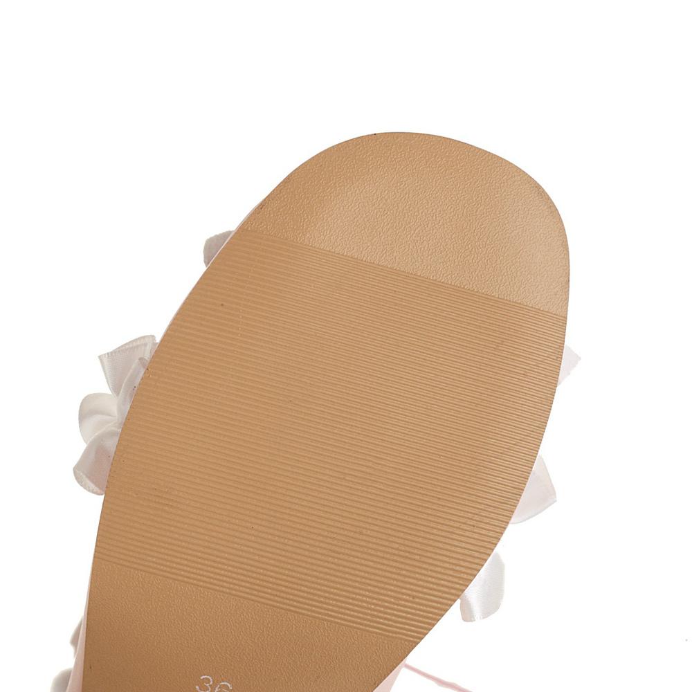 Модные туфли принцессы Лолиты для свадебной вечеринки на платформе с перекрещивающимися бантами белого и розового цвета на среднем каблуке с помпоном, женские с кружевным краем