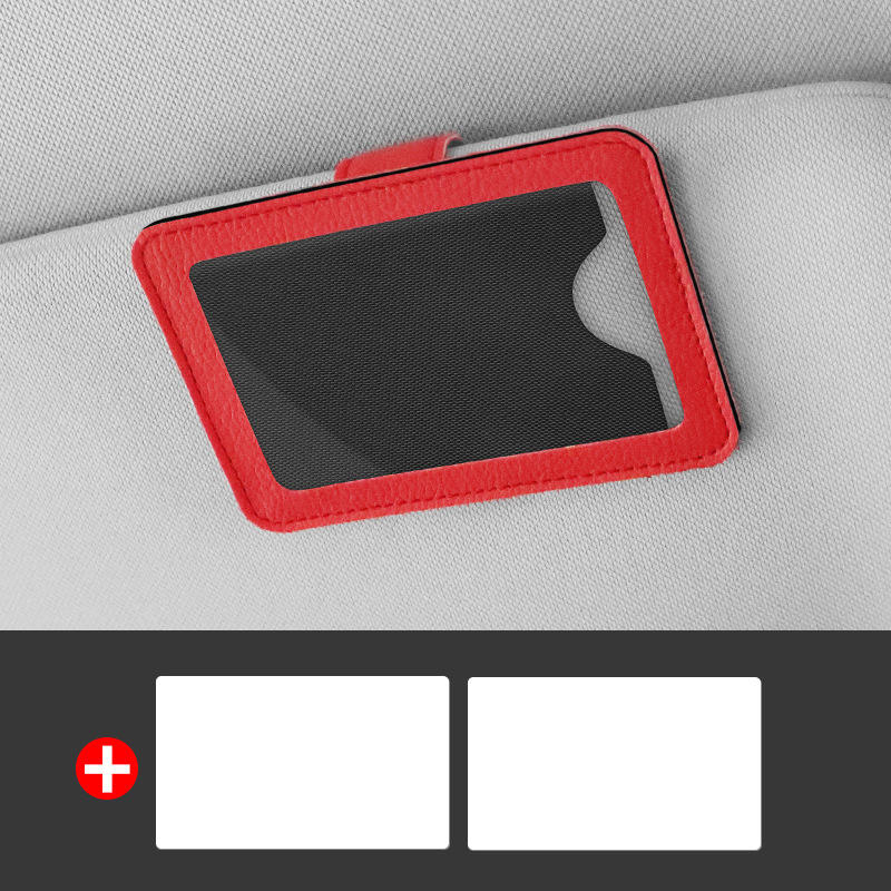 1pc Magnetic Car Visor Photo Clip - Holds Wallet-Sized Photos, Perfect Car Decor & Gift for Couples, Valentine’s Day