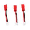3Pcs PH2.0 to JST Plug Adapter Connector for AXIAL SCX24 124 Tracked Vehicle Upgrade Part