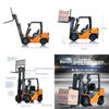 Truck Forklift Alloy Construction Vehicle Model With Inertia Control For Gift