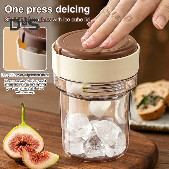 Портативная кофеварка для холодного заваривания с 3 штабелируемыми лотками для льда Бутылка-заварник из тритана без бисфенола А для холодного чая/холодного заваривания Термостойкая дорожная кружка для спортзала