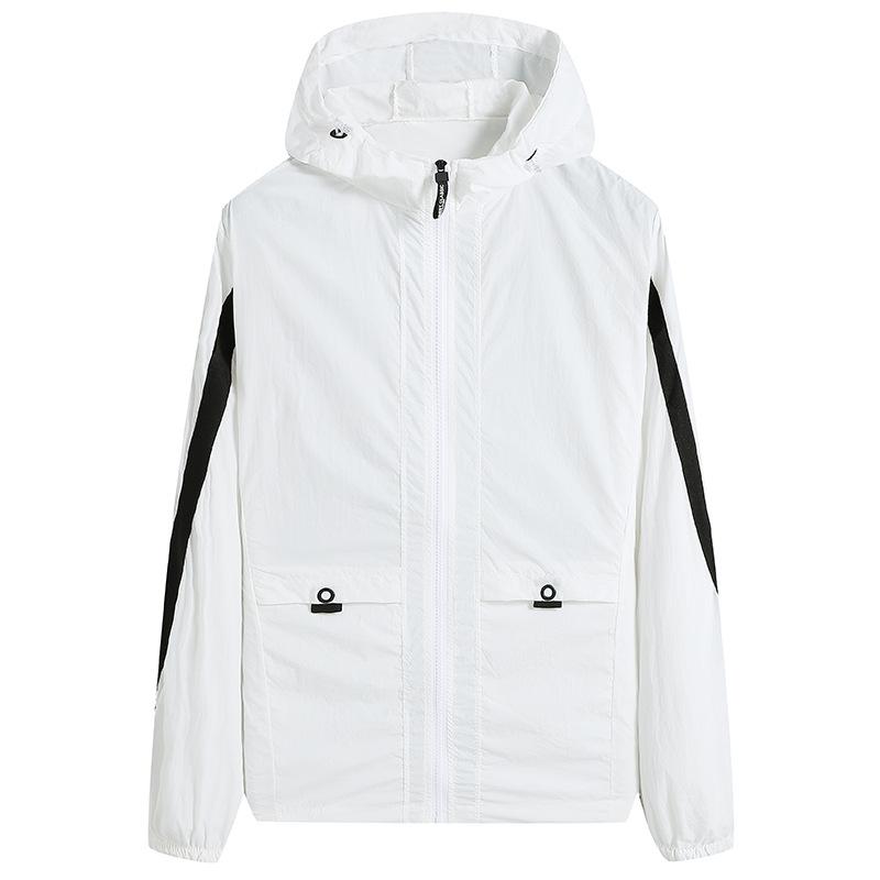 Солнцезащитная одежда мужская летняя повседневная уличная одежда для пар с капюшоном солнцезащитная одежда куртка тонкая секция