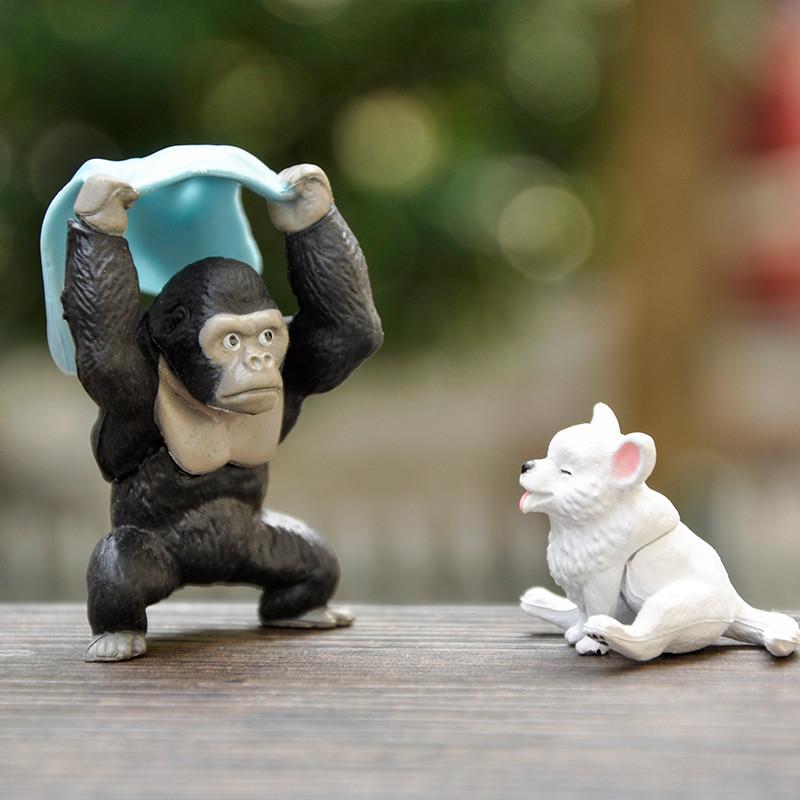 Animal Steam Sauna Figures Mini Figures Desktop Decor Collectible Desk Toys