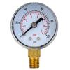 Mechanical Pressure Gauge 18inch BSPT Bottom Connection for Air Oil Water (0100psi 07bar)