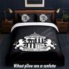 Sunderland Design Bed Bedding Set 1 Duvet Cover + 2 Pillowcases Soft Breathable Household Bed Linens