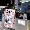 Sanrio TK Наждачная бумага Милый розовый чехол для телефона для Apple 16